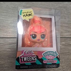 Brand New LOL Surprise Tweens Suprise Swap Styling Head with Pink Hair